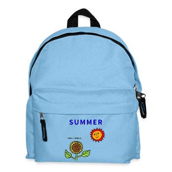 Soleil et Tournesols Estivaux - Sac à dos Enfant - bleu clair - Devant