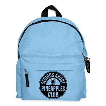 Ananas - Serious about pineapple club - Kids' Backpack - light blue - Front