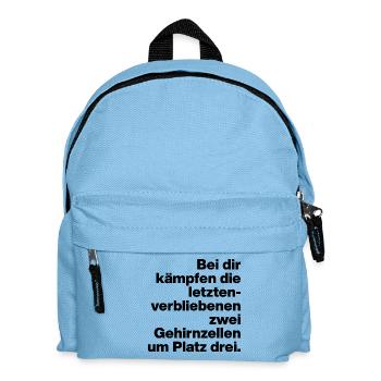 CASSE-TÊTES, SARCASME, DISPUTE MALICIEUSE AVEC TOI - Sac à dos Enfant - bleu clair - Devant