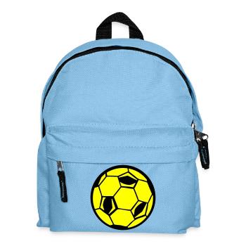 Soccer Fußball - Kinder Rucksack - Hellblau - Vorne