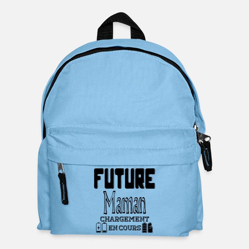 Mom-to-be Loading In Progress - Kids' Backpack - light blue