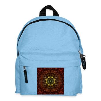 Kaleidoscope Mandala Magic of the Night - Kids' Backpack - light blue - Front