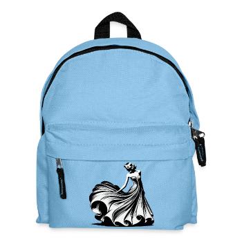 Robe de golf en silhouette blanche - Sac à dos Enfant - bleu clair - Devant
