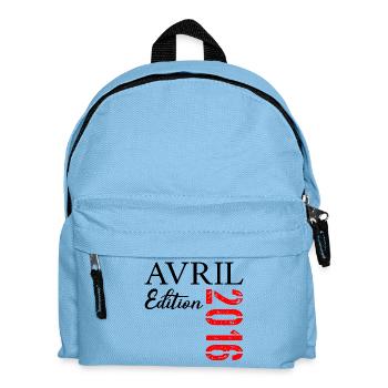 11. Jubiläum, April 2016 - Kinder Rucksack - Hellblau - Vorne