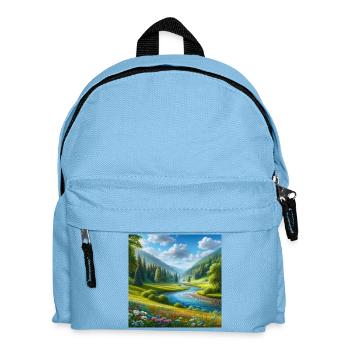 A beautiful spring hall - Kids' Backpack - light blue - Front