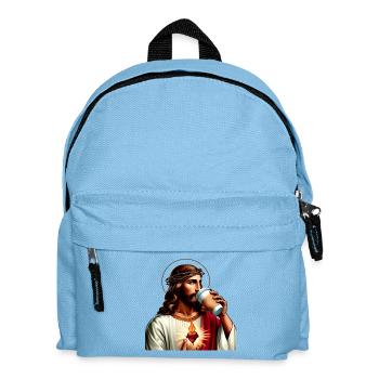 Sacred Heart Modern Coffee - Kids' Backpack - light blue - Front