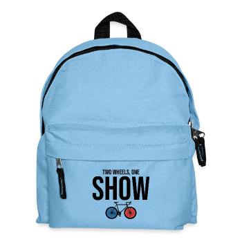 Künstlerisches Radfahren Zweiräder One Show Pro - Kinder Rucksack - Hellblau - Vorne
