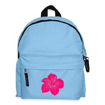 Hibiscus flower - Kids' Backpack - light blue - Front