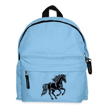 Cheval en galop - Sac à dos Enfant - bleu clair - Devant