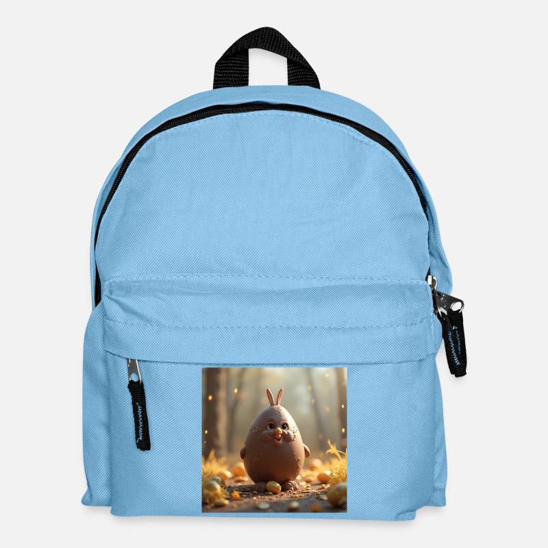 An Easter Bunny - Kids' Backpack - light blue