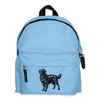 Golden retreiver - Kids' Backpack - light blue - Front
