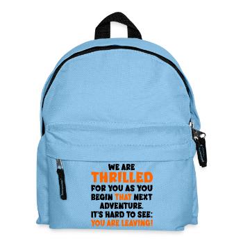 Farewell Colleague Job - Kids' Backpack - light blue - Front