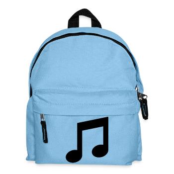 Music tee - Kids' Backpack - light blue - Front