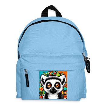 Lemur - Kids' Backpack - light blue - Front
