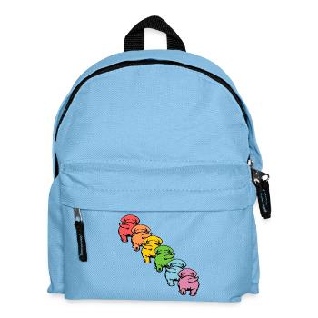 INKLUSION HUNDE VIELFALT - Kinder Rucksack - Hellblau - Vorne