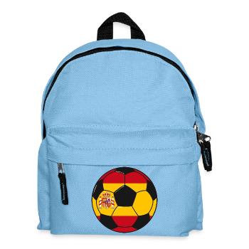 Football_team_Spain - Kinder Rucksack - Hellblau - Vorne