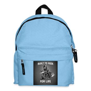 Conçu pour rouler à vie - Sac à dos Enfant - bleu clair - Devant