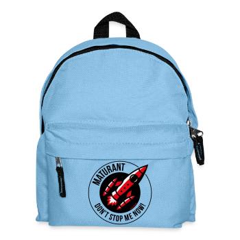 Matura – Don't Stop Me Now! (Matura / POS 3C) - Kids' Backpack - light blue - Front