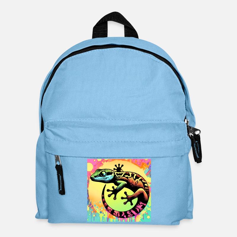 Gecko - Kids' Backpack - light blue