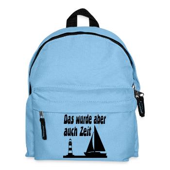 Segeln - Kinder Rucksack - Hellblau - Vorne