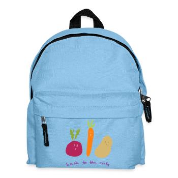 Back to the roots - Kinder Rucksack - Hellblau - Vorne