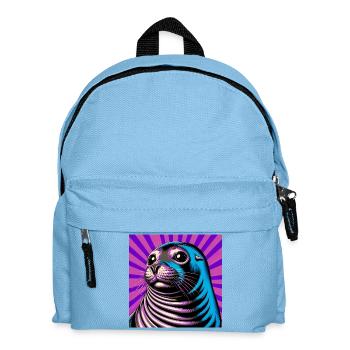 Siegel - Kinder Rucksack - Hellblau - Vorne