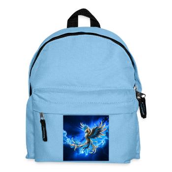 Feuerhimmel-Phönix - Kinder Rucksack - Hellblau - Vorne