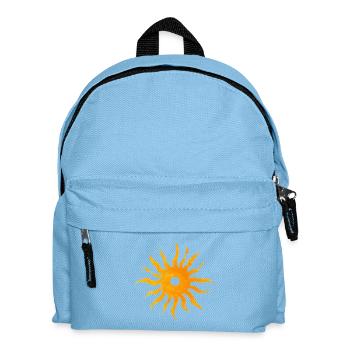 sun, sun logo, sun symbol - Kids' Backpack - light blue - Front