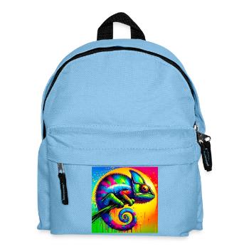 caméléon - Sac à dos Enfant - bleu clair - Devant