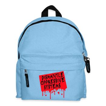 Déclaration d’activisme pour démanteler les systèmes oppressifs - Sac à dos Enfant - bleu clair - Devant