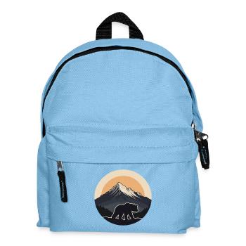 Wild Brown Bear - Kids' Backpack - light blue - Front