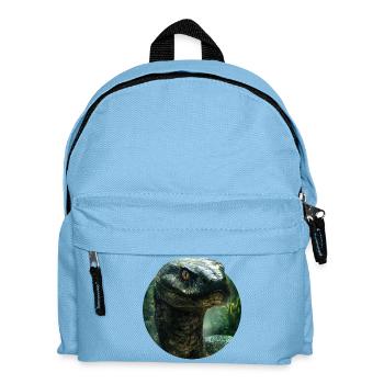 Snake Design - Kids' Backpack - light blue - Front