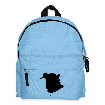 Map of New Brunswick - Kids' Backpack - light blue - Front