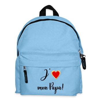 Amour Bébé Papa - Sac à dos Enfant - bleu clair - Devant