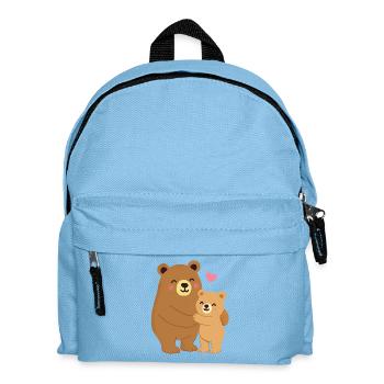Bear hug - Kids' Backpack - light blue - Front