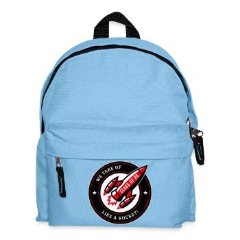 Promotion de 26 – Nous décollons comme une fusée ! (NÉGATIF Rouge) - Sac à dos Enfant - bleu clair - Devant