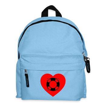 Segeln - Kinder Rucksack - Hellblau - Vorne
