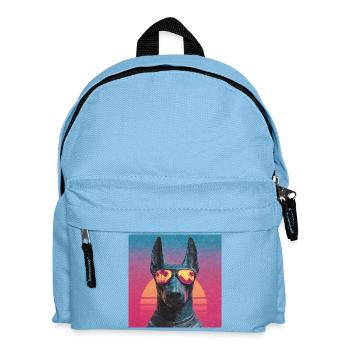 Anubis Synthwave - Dieu en vacances - Sac à dos Enfant - bleu clair - Devant