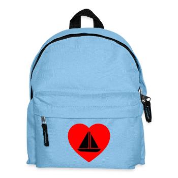 Segeln - Kinder Rucksack - Hellblau - Vorne