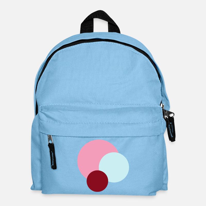 Planètes dans l’Univers Rose - Sac à dos Enfant - bleu clair