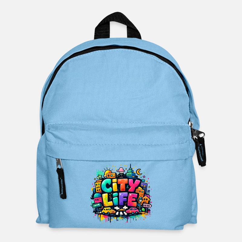 City_Life - Kids' Backpack - light blue