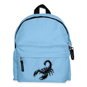 Black Scorpion Splatter Art - Kids' Backpack - light blue - Front