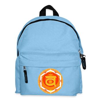 Sacral Chakra Svadhisthana - Kids' Backpack - light blue - Front