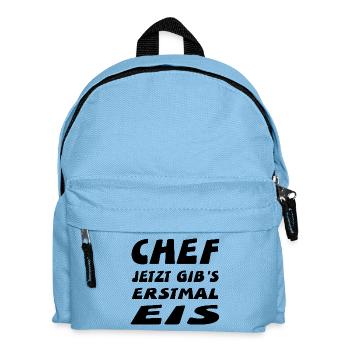 Chef - Kinder Rucksack - Hellblau - Vorne