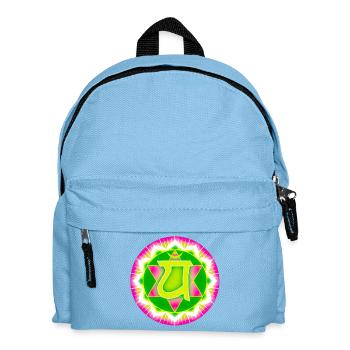 Chakra du cœur Anahata - Sac à dos Enfant - bleu clair - Devant
