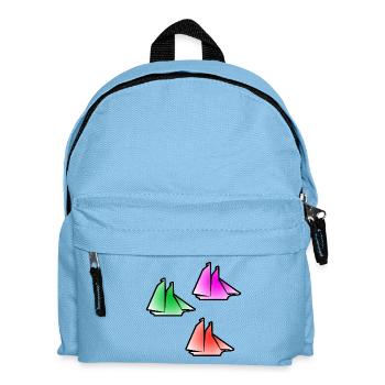 Segeln - Kinder Rucksack - Hellblau - Vorne