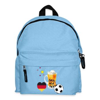 football fan - Kids' Backpack - light blue - Front