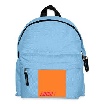 Mots d'adieu - Sac à dos Enfant - bleu clair - Devant