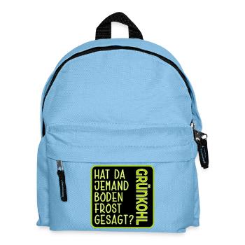 BODENFROST WINTER - GRÜNKOHL - Kinder Rucksack - Hellblau - Vorne