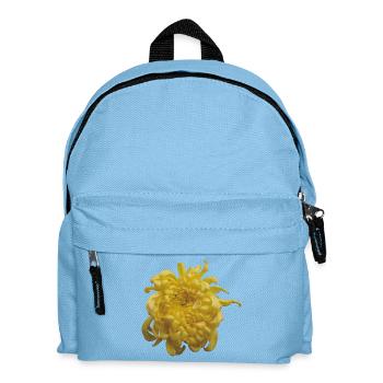 Vibrant_Yellow_Chrysanthemum_Flower - Kinder Rucksack - Hellblau - Vorne